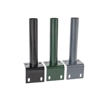 Voetplaat L tbv buis Ø60x1,75 L=300