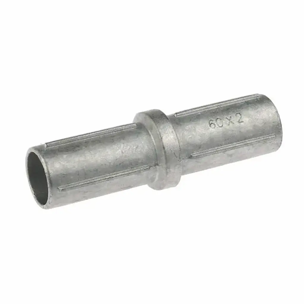 Koppelstuk Alu Ø60x2 Blank