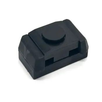 Paneelklem vlak 40mm tbv zelft. (Excl.) PA Zwart