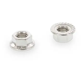 Zeskantmoer met flens M8 DIN 6923 RVS (VE 100)