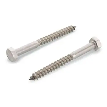 Houtdraadbout 8x90 DIN 571 RVS (VE 100)