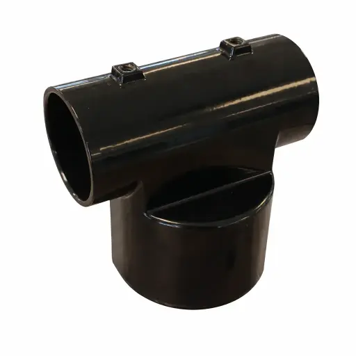 T-stuk Alu Ø89x60 (ballenvangerkop)