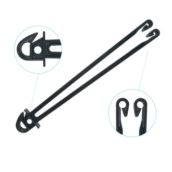 [AFIS.DR.300.PA.ZW] Afstandisolator draad L=300 PA Zwart