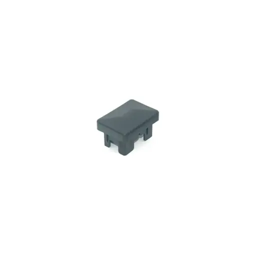 [ISDKK.PP.6040.ZW] Insteekdop met kapje kort PP 60x40 Zwart