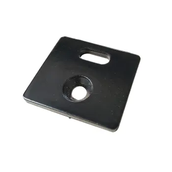 [MUBSP.5550.95] Muurplaat tbv vakwerkprop 55x50 RAL-9005