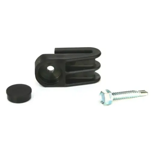 [PK.UNI.HA.SET.PA.ZW] Paneelklem half uni set PA Zwart