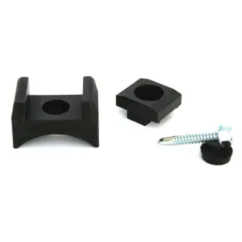 [PK.RZT.60.PA.ZW] Paneelklem Ø60mm tbv zelft. (Excl.) PA Zwart