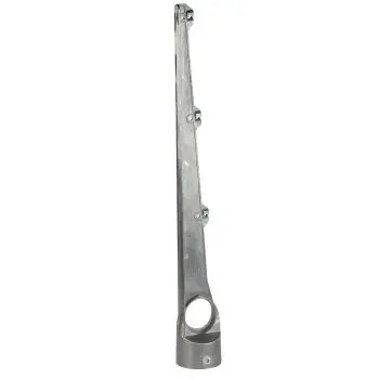 [PDK.AL.180.42.3D.BL] Puntdraadkop Alu 180° Ø42 3Dr. Blank