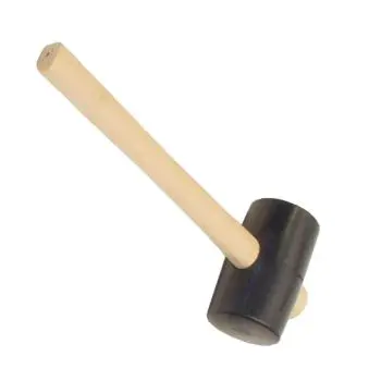 [TT.RUB.HAM.4.1200] Rubber hamer nr.4 zacht 1200 gram