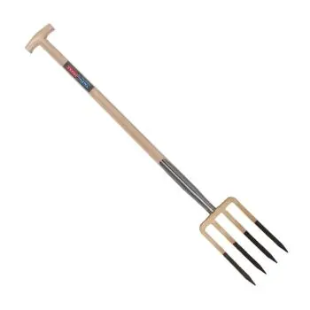 [TT.SPI.VOR.4T.T85] Spitvork vaste veer 4 tands T-steel L=85cm
